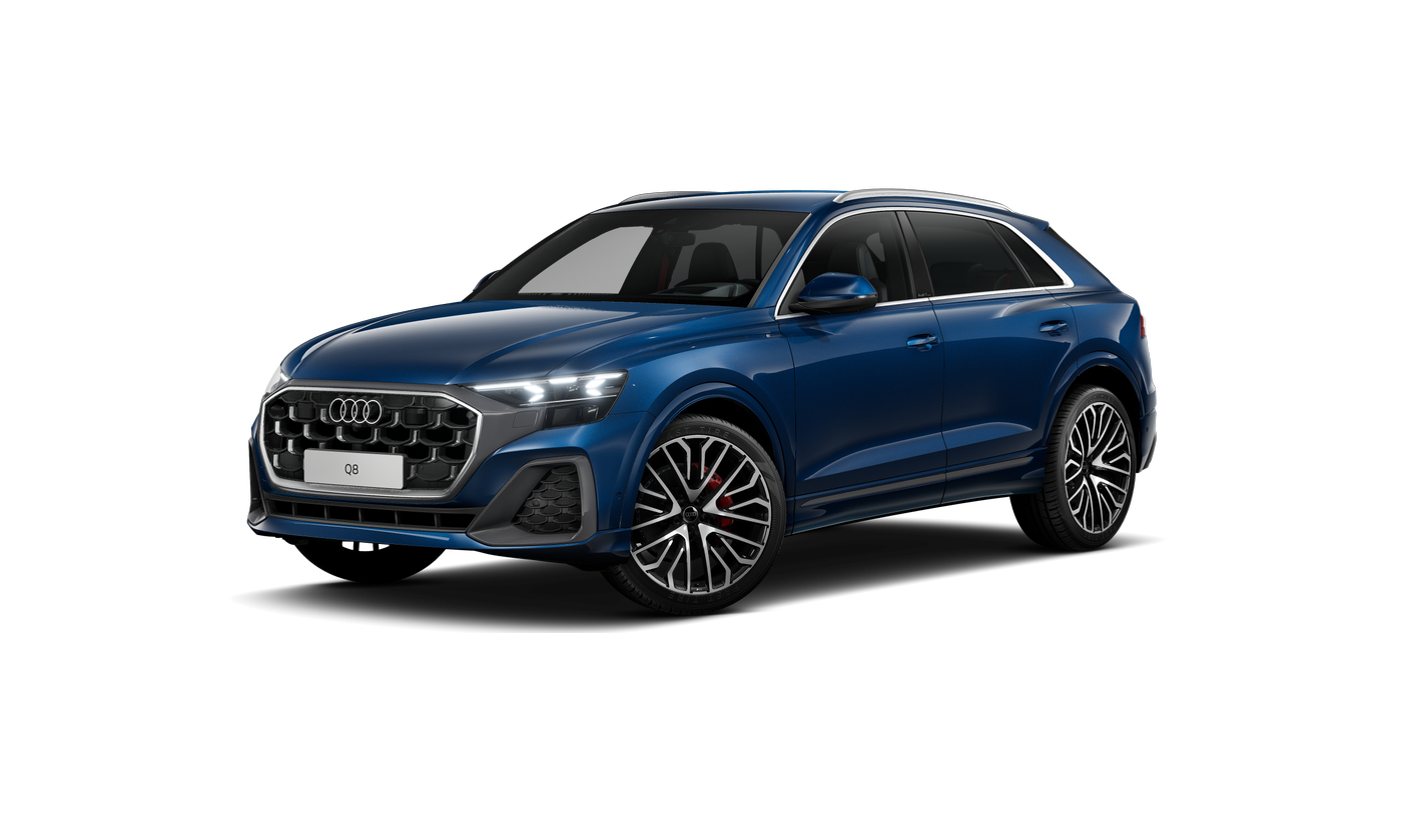 Audi Q8 50 TDI QUATTRO S-LINE | FACELIFT | nové české auto | skladem | k předání v červnu | sleva | naftové sportovní SUV coupé | maximální výbava | super cena | nákup online | auto eshop | AUTOiBUY.com